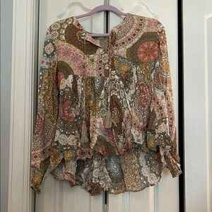 Bohemian Print Women's Top